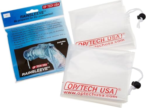 OpTech USA | Rainsleeve Series | Original | Clear | 2 Pack - size: Original