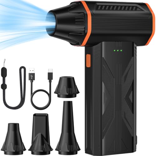 Electric Air Duster, 110000 RPM Cordless Rechargeable Compressed Air Duster