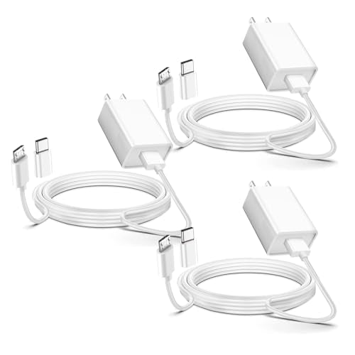 3 Pack Wall Charger Adapter 9V for Arlo Pro2, Arlo Q, Essential Spotlight XL/XL 2nd, Wyze Cam Pan v3/v2, Netvue, Blink, Yi Home Camera, Oculus Go, Kasa Cam - Charging Power Cable Cord Replacement - size: 5 Feet, style: 3 Pack