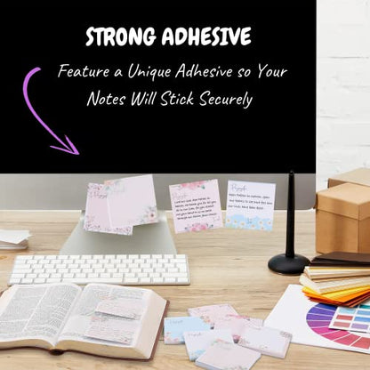 Mr. Pen- Floral Sticky Notes, 3"x3", 12 Pads, 700 Sheets, Colorful - color: Floral