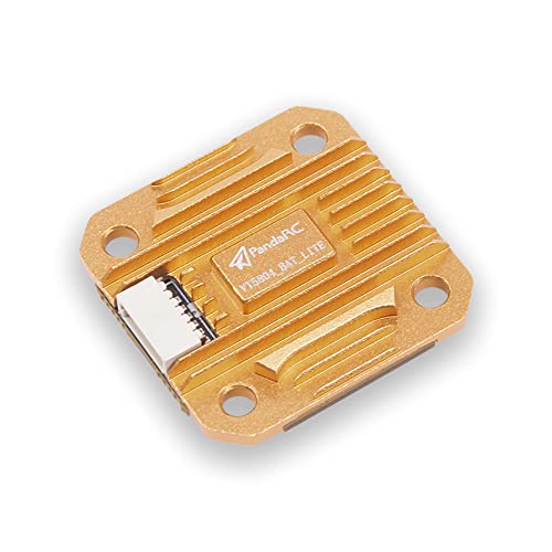 PandaRC VT5804 BAT LITE 5.8GHz FPV VTX 0mW/25mW/200mW/400mW/800mW/1300mW switchable FPV video transmitter for Long-Distance FPV Racing Drone quad//RC Crawler/Plane (28mm×28mm×6mm)
