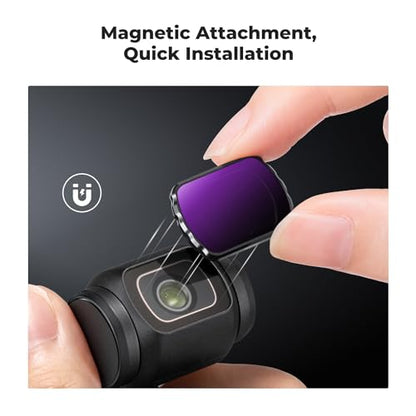K&F CONCEPT Magnetic 4 Pack CPL ND16 ND64 ND256 Filter Kit - style: CPL+ND16+ND64+ND256