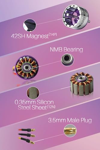 FLASH HOBBY D2830 Brushless Motor 1000KV Outrunner Motor RC Plane Motor for RC Aircraft Helicopter Multicopter Drone Fixed Wing - size: 1000KV