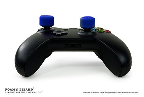 Foamy Lizard AceShot Raised Thumb Grips for Xbox One & Steamdeck, Blue - color: Blue