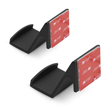 BRAINWAVZ Game Controller Holder Wall Mount Stand (2 Pack) for Xbox, PS5, Series X, ONE, PS4, PS3, Switch, Nintendo, PC & More, Fits Latest & Retro Gamepads, Stick On, Easy to Install, UGC1 - color: 2 Pack