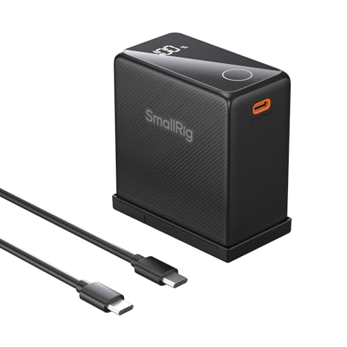SMALLRIG NP-F970 USB-C Battery, 10500mAh 3.5H Fast Charged NPF Battery - color: Black