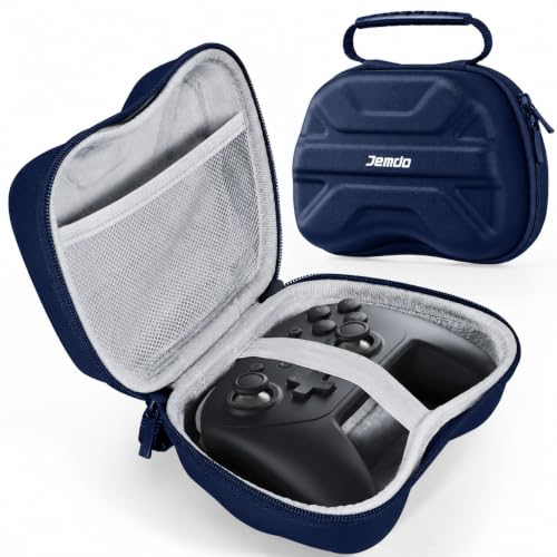 JEMDO Hard EVA Travel Controller Carrying Case for NS2 Pro, PS5/Xbox, Midnight Navy - color: Midnight Navy