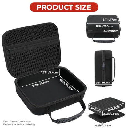 EVA Hard Storage Case 8 x 6.3 x 1.8 in Custom Foam for Camera & Electronics - size: 8 x 6.3 x 1.8 in