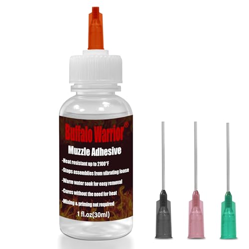 Gun Muzzle Thread Locker 2100°F, Anti-Loosening (1oz)