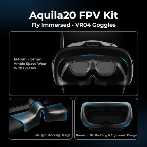 BETAFPV Aquila20 FPV Kit with LiteRadio 4 VR04 for Beginner Indoor Outdoor