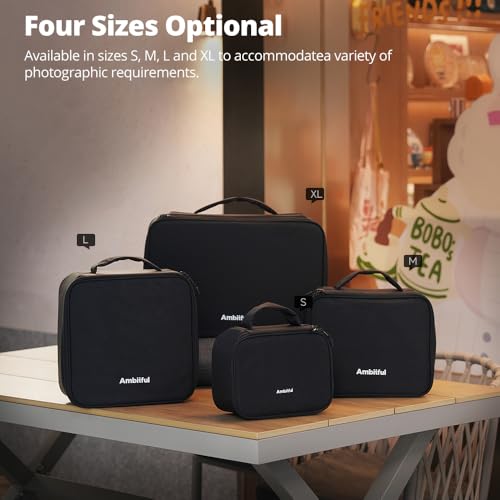 AMBITFUL Carrying Bag Zoom P7 S for Photography Equipments with Large Capacity, Multi-functional Storage Case for Mini Drone and Other Accessories,with Thick Sponges and Interial Mesh Layer - size: S /9.8"x7.4"x4.5"