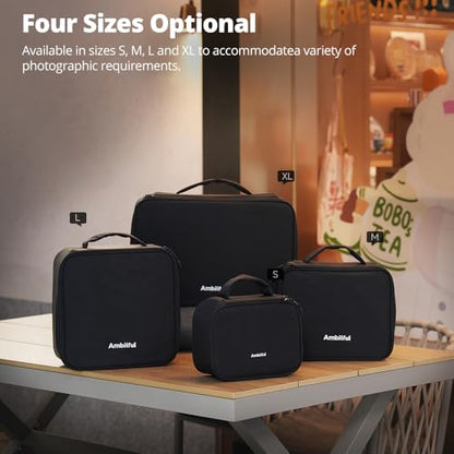 AMBITFUL Carrying Bag Zoom P7 S for Photography Equipments with Large Capacity, Multi-functional Storage Case for Mini Drone and Other Accessories,with Thick Sponges and Interial Mesh Layer - size: S /9.8"x7.4"x4.5"