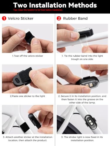 Mini LED Strobe Light, 8-Color USB Rechargeable, for Drone/Motorcycle/RC/Bike/Helmet