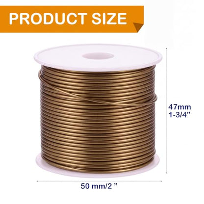 Funrous 5 Rolls Copper Wire 18 20 22 24 26 Gauge with Pliers,Ancient Cyan - color: Cyan