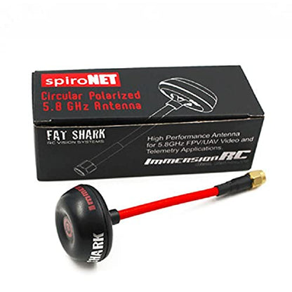 RC FPV Male Antenna Flexible 5.8GHz Circular Polarized SpiroNet Antenna Replacement - size: SMA