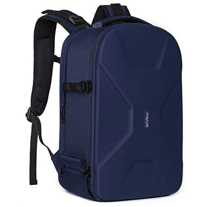 MOSISO Camera Backpack, DSLR/SLR/Mirrorless Photography Camera Bag - color: Navy Blue