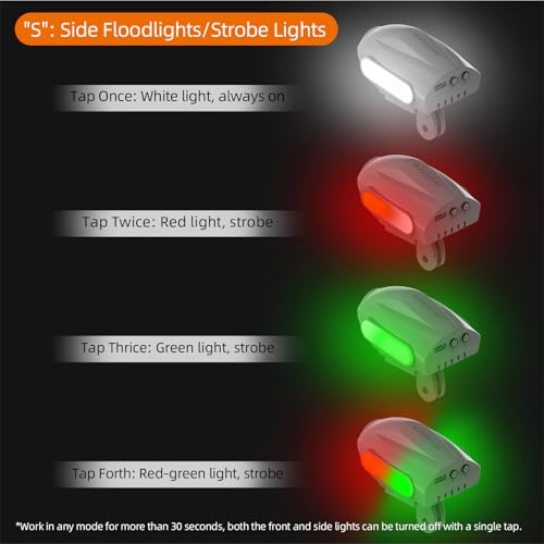 Spotlight Strobe Light for DJI Mini 5 Pro, Drone Night Navigation Flight Light Lamp Rechargeable LED Headlight Searchlight Spotlight for Mini 5 Pro Accessories (Searchlight) - color: Searchlight