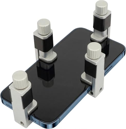 4Pcs Phone Clamp Screen Repair Tool Kit Fix Cracked Cell Phone Screen Clamps Clip Compatible for iPhone,Samsung,iPad,MacBook,Tablets & Other Cell Phone Screen Repair kit with Screwdriver Set - style: 25 in 1