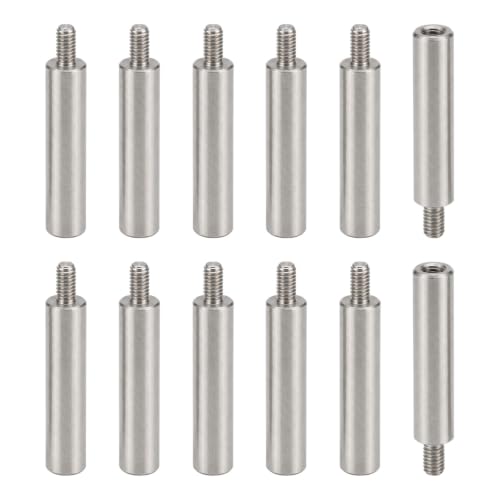 M2x16+4mm Standoff Extension Posts Screws Stainless Steel 12 Pcs - size: M2x16+4mm