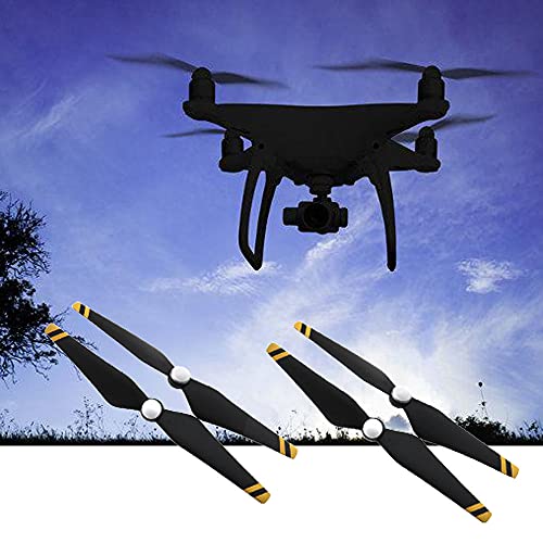 2 Pairs (4pcs) Quick Release Carbon Fiber Low Noise Composite Propeller Prop Compatible with Phantom 4/4 Pro/Pro+/P4 Series
