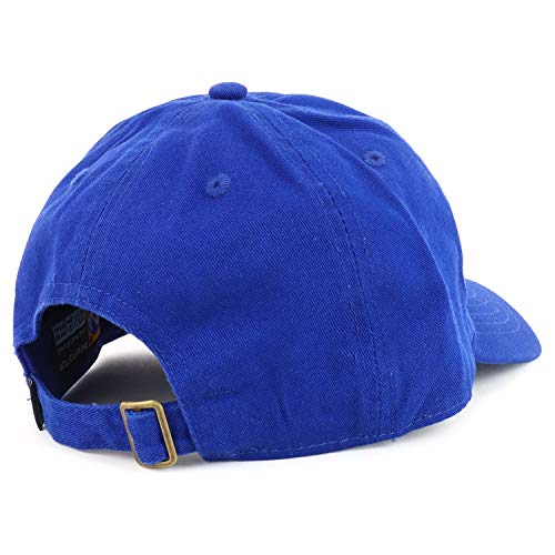Trendy Apparel Shop Youth Drone Pilot Adjustable Soft Crown Baseball Cap - color: Royal