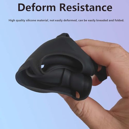 Air 3S Silicone Protective Cover Case for DJI RC 2, Durable Sleeve Compatible for DJI Mini 4 Pro, Air 3, Neo, and Flip Fly More Combo Controller Accessories (Black)
