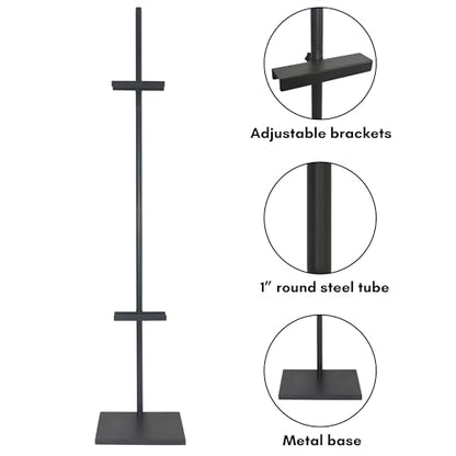 Americanflat Adjustable Tabletop Easel Stand, Black - color: Black 1 Pack, size: 50 inch, style: Tabletop Frame Stand