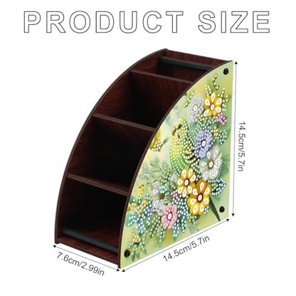 DIY Diamond Painting Kits Organizer Box, Green Parrot Diamond Art Organizer - color: Green Parrot