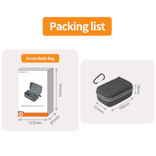Mini 5 Pro Storage Case, Portable Travel Carrying Bag for DJI Mini 5 Pro Accessories