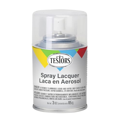 Testors Spray Lacquer 3oz, Clear Coat