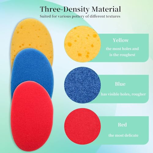 Clay Sponges for Clay, Boyistar Ceramics Pottery Clay Sponge for Shaping
