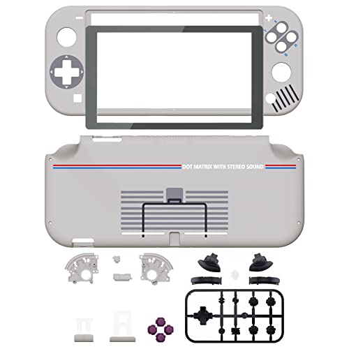eXtremeRate Classic 1989 GB DMG-01 Style DIY Replacement Shell for Nintendo Switch Lite, NSL Handheld Controller Housing with Screen Protector, Custom Case Cover for Nintendo Switch Lite - color: Classic 1989 GB DMG 01