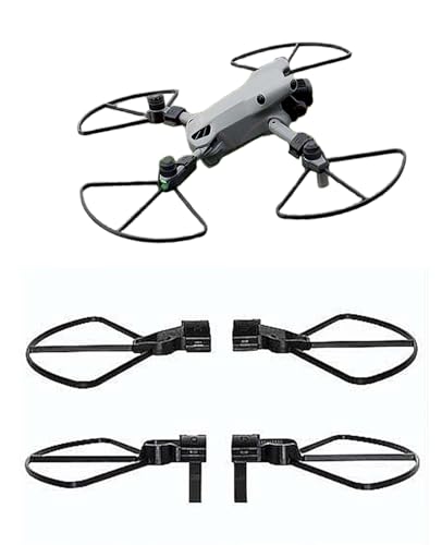 Propeller Guard Compatible with DJI Mini 5 Pro – Anti-Collision Guard,Quick Release Removable Prop Blade Protector Compatible with DJI Mini 5 Pro Accessories,Shockproof (Black+Landing Gear)