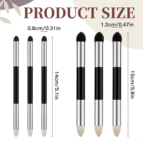 Oil Pastel Blending Tools, Dual Tip Drawing Art Oil Pastels Blender - color: 6 PCS