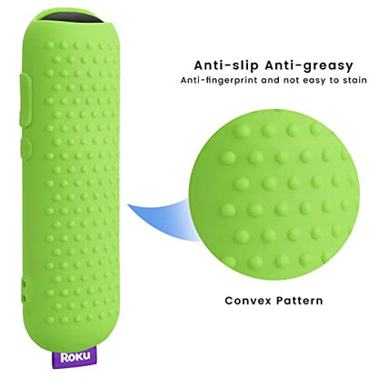 Glow Green Remote Cover for Roku Voice Remote (Official) Controller RCA1R - color: Glow Green