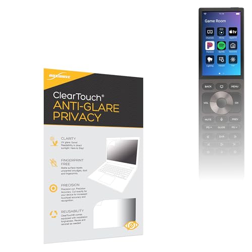 BoxWave Screen Protector Compatible with Control4 Halo Touch - ClearTouch Anti-Glare Privacy (2-Pack), Privacy Screen Protector Flexible Film Anti-Glare