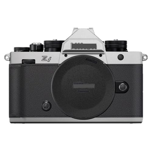 Anti-Scratch Camera Skin Wrap Sticker Coat Vinly Protective Film Body Protector Decals Cover for for Nikon Zf Z f (Silver+Frosted Black) - color: Silver+Frosted Black