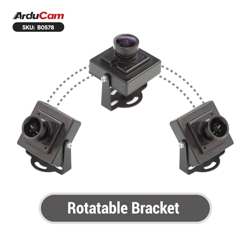 Arducam 2.3MP USB Camera Module, Global Shutter 110°(D) Wide Angle Lightburn Camera, 1080p@90fps High Speed USB 2.0 UVC Webcam for Windows, Linux, Android, and Mac OS
