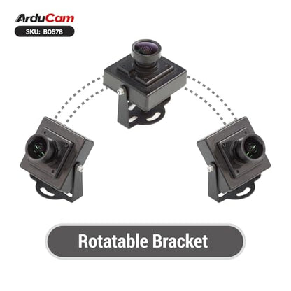 Arducam 2.3MP USB Camera Module, Global Shutter 110°(D) Wide Angle Lightburn Camera, 1080p@90fps High Speed USB 2.0 UVC Webcam for Windows, Linux, Android, and Mac OS