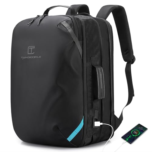 TANGCORLE Travel Backpack, 45L Carry On, Airline Approved - color: Black-b45
