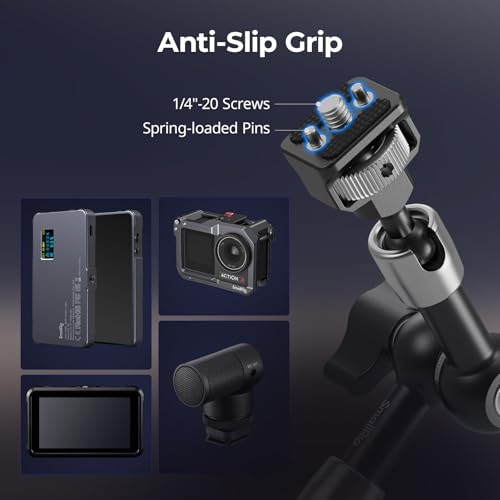 SMALLRIG 7'' Magic Arm with 1/4"-20 Screws & Spring-Loaded Pins - style: 1-Pack (Spring-Loaded Pins)