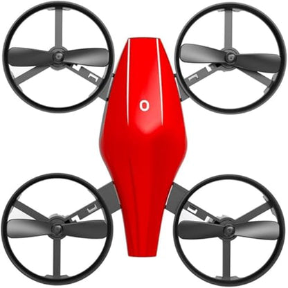 Mini Drone with 360° Flip & Headless Mode - Handheld Remote Control Quadcopter for Beginners and Adults, 2.4G Anti-Interference, 3 Speeds, 8min Flight, Full Protection (Red)