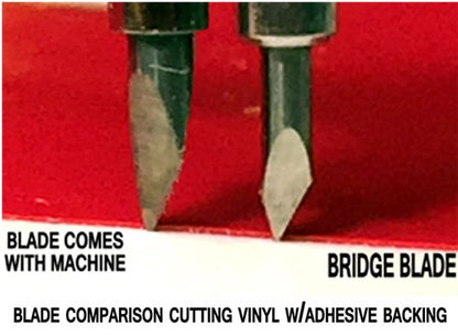 20 Pack - Made in USA - Explore Replacement Blades Compatible Cricut Imagine Explore Air 2 Create Maker 3 Expression 45° Standard Vinyl Fabric Scrapbook Cutting Blades Replacements - color: red/blue USA-made