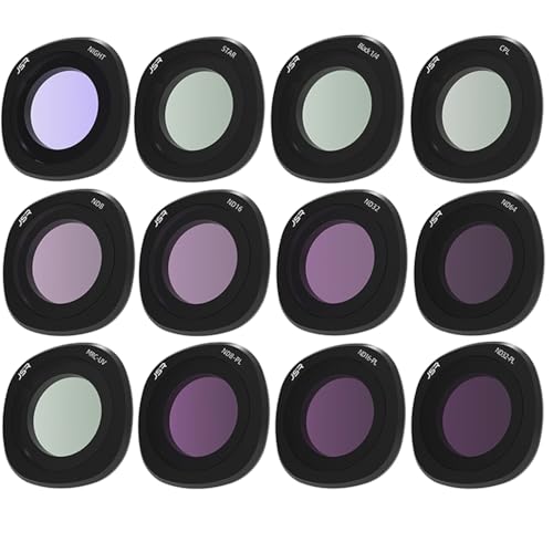 Coyktonty Lens Filter/Filter Set for DJI Neo2 Drone,Waterproof, Oil-Resistant, Easy to Install (UV/STAR/CPL/ND8-64/NIGHT/Black Mist 1/4/ NDPL 8-32) - color: UV/STAR/CPL/ND8-64/NIGHT/Black Mist 1/4/ NDPL 8-32
