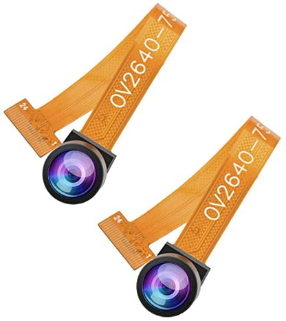 2 PCS OV2640 Camera,Aideepen OV2640 Camera Module 160° Wide-Angle Lens 2 Megapixel Sensor I2C Support JPEG RGB YUV for ESP32 MCU Camera