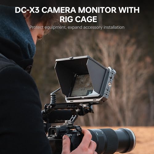 VILTROX DC-X3 6 Inch IPS Touchscreen Camera Field Monitor with Rig Cage