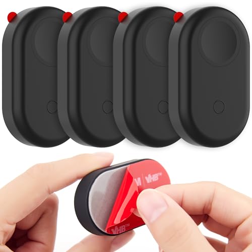 Adhesive Case Holder for Samsung Galaxy SmartTag2,4 Pack - color: 4 Pack-Black
