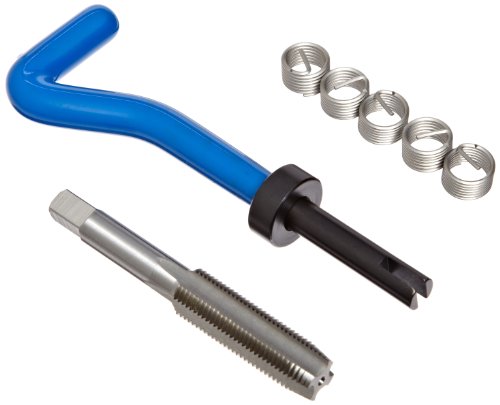 E-Z Lok EK31110 Helical Threaded Insert Kit, 304 Stainless Steel, 7/16"-20 Thread Size, 0.438" Installed Length (Pack of 5) - size: 7/16"-20 Thread Size, 0.438" Installed Length, style: Pack of 5