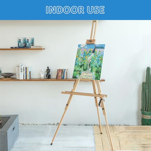 Falling in Art Plein Air Tripod Field Painting Easel, Holds up to 31''