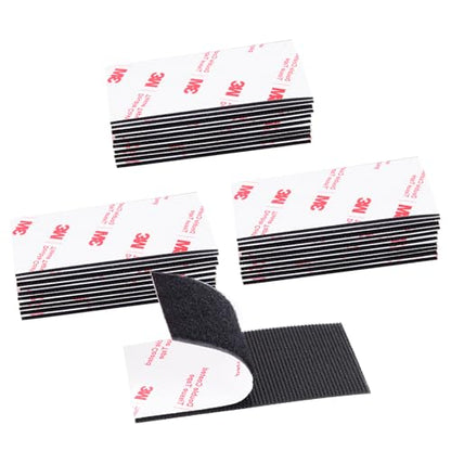 Hook and Loop Tape 2in x 4in 30 Pairs, Mounting Tape Heavy Duty Adhesion - size: 2in×4in×30 pairs